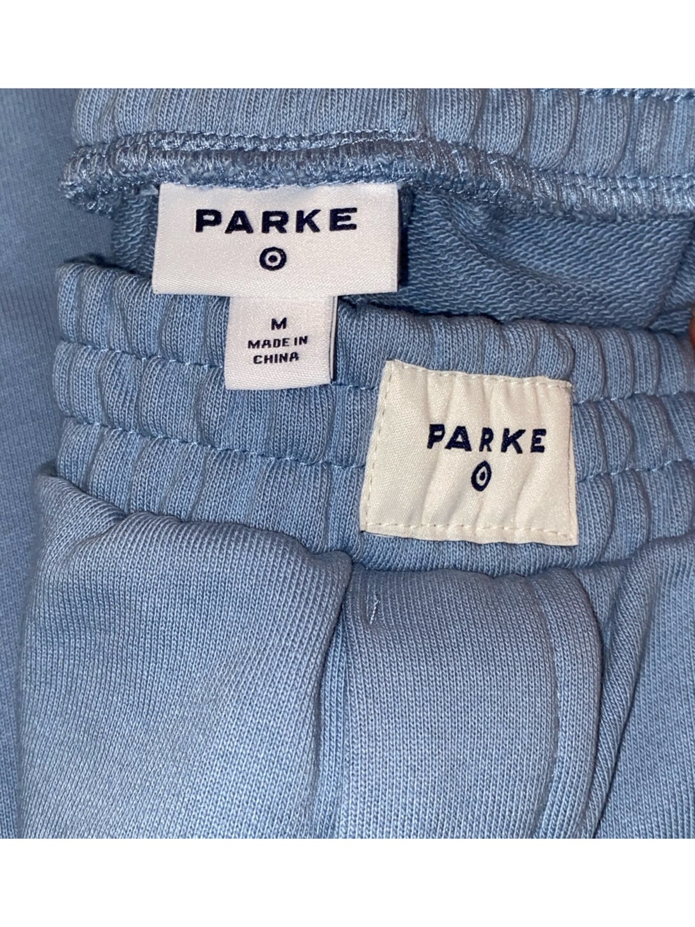 Light Blue Parke NWT Women's High-Rise Boxer Sweatpants - Parke x Target Medium - Picture 7 of 8